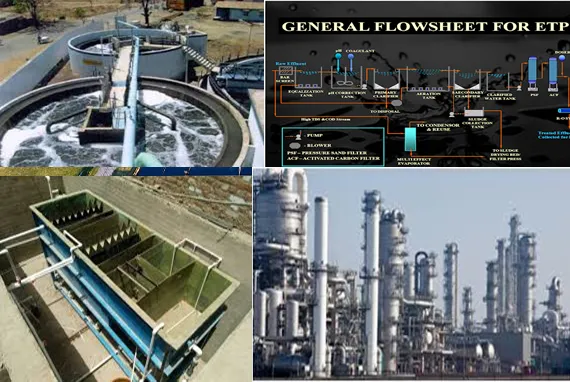 Industrial wastewater treatment plants